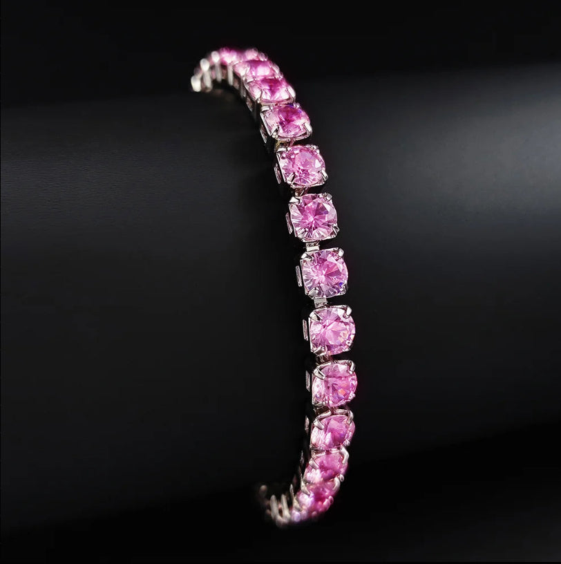 Tennis Bracelet Pink