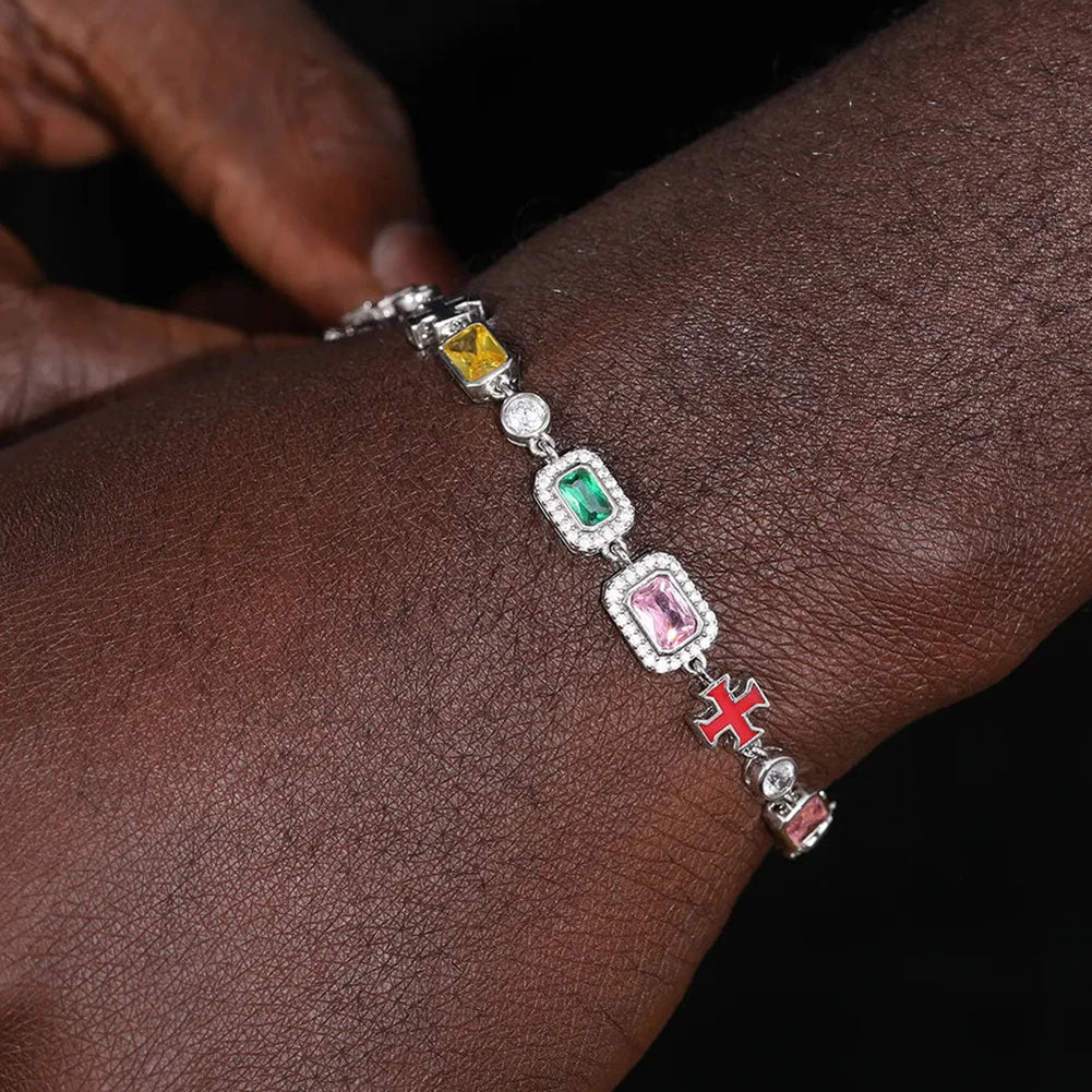Colorful Cross Bracelet