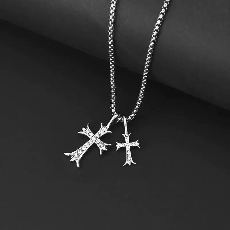 Double Cross Pendant