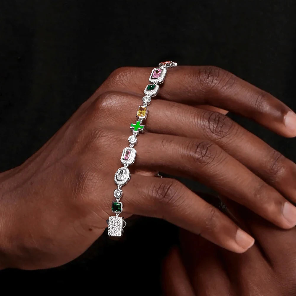 Colorful Cross Bracelet