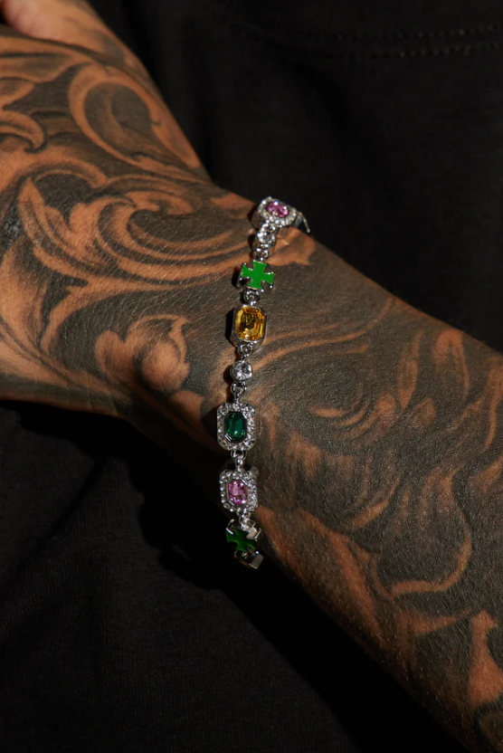 Colorful Cross Bracelet