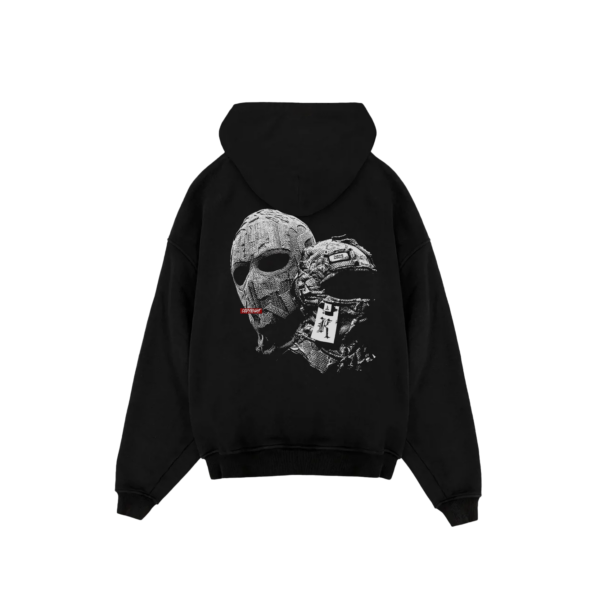 Grunge Masked Hoodie